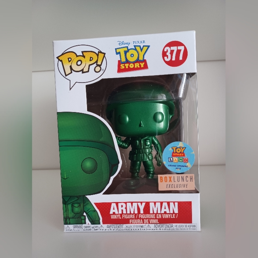 Army Man From Toy Story Metallic 377 Vinyl Figure Funko Pop Collectible